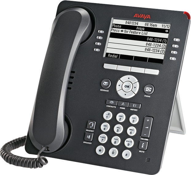 Avaya 9508 Digital Display Telephone IP 500 Phone Handset Cord Base Cord & Stand 